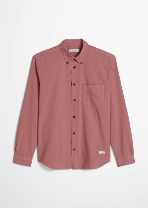 Oxford-Hemd regular Dusty Rasberry in freigestellter Ansicht ohne Model