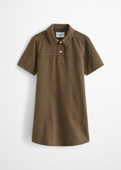 Mini dress flared — Hazelnut Brown