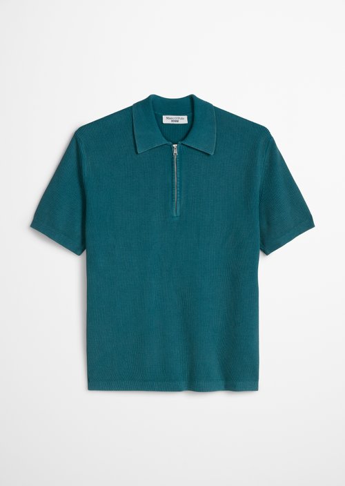 Regular knit polo shirt — North Sea