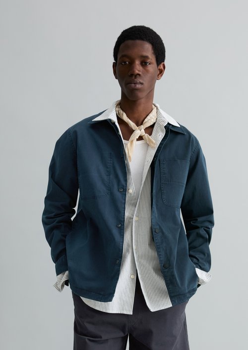 Overshirt — Navy Teal