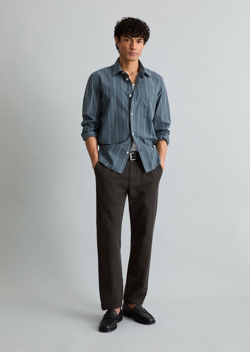 Regular shirt — Medium Blue