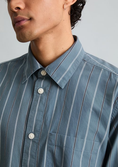 Regular shirt — Medium Blue