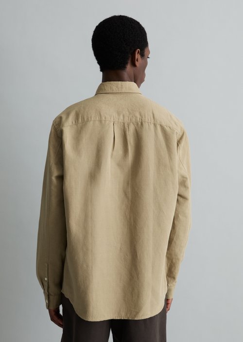 Regular shirt — Soft Brown