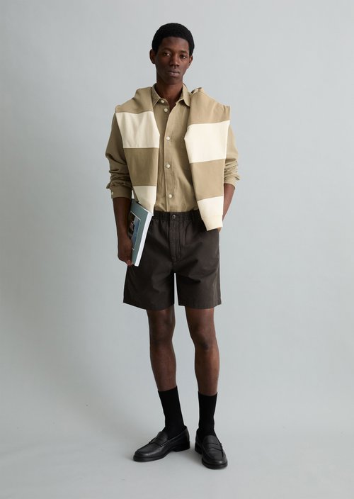 Regular shirt — Soft Brown