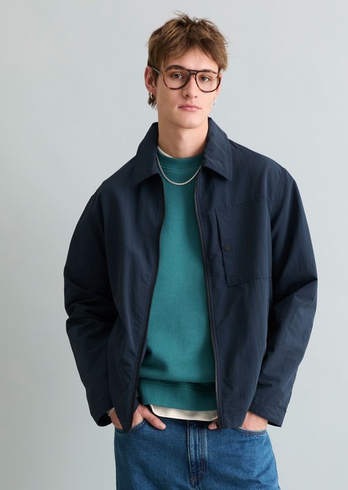 Outdoor jacket regular — Navy Teal