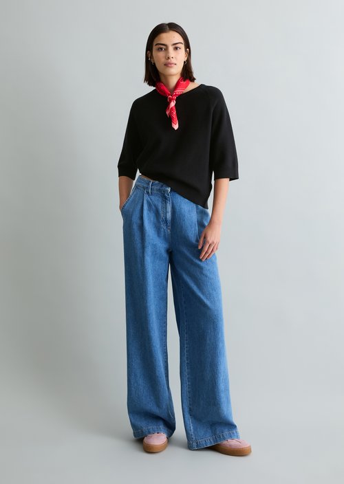 Relaxed-fit Sweater — Black