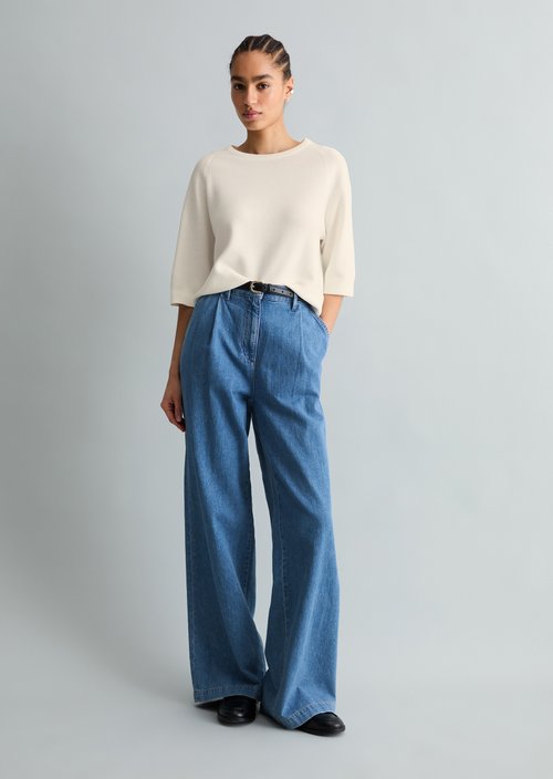 Relaxed-fit Sweater — Silky White