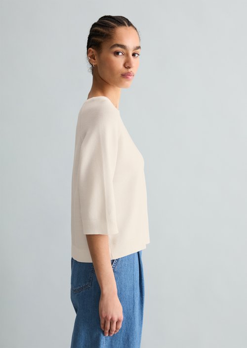 Relaxed-fit Sweater — Silky White