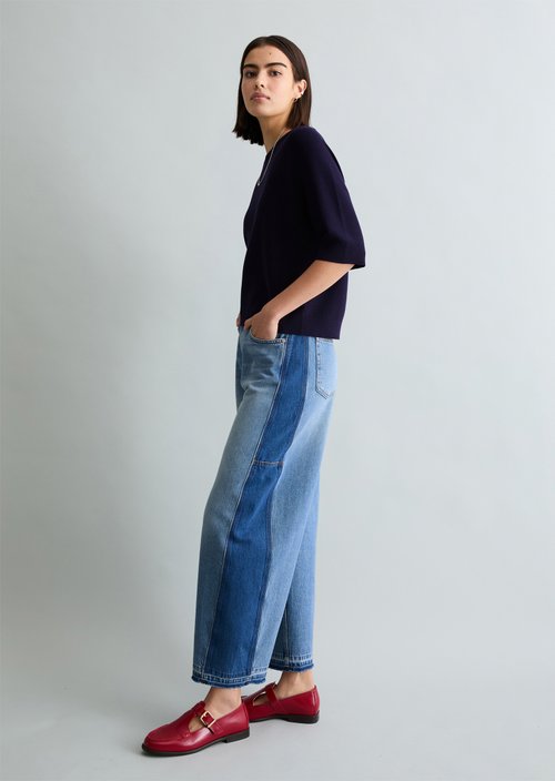 Relaxed-fit Sweater — Blue Depths