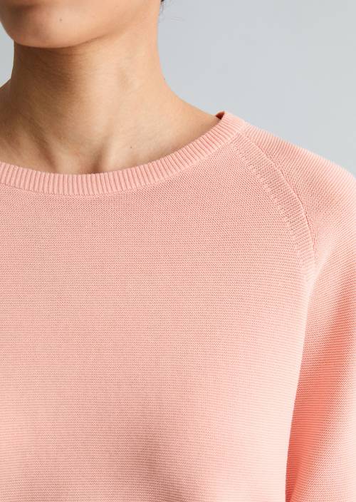 DfC Pullover relaxed Peony Pink in Detailansicht