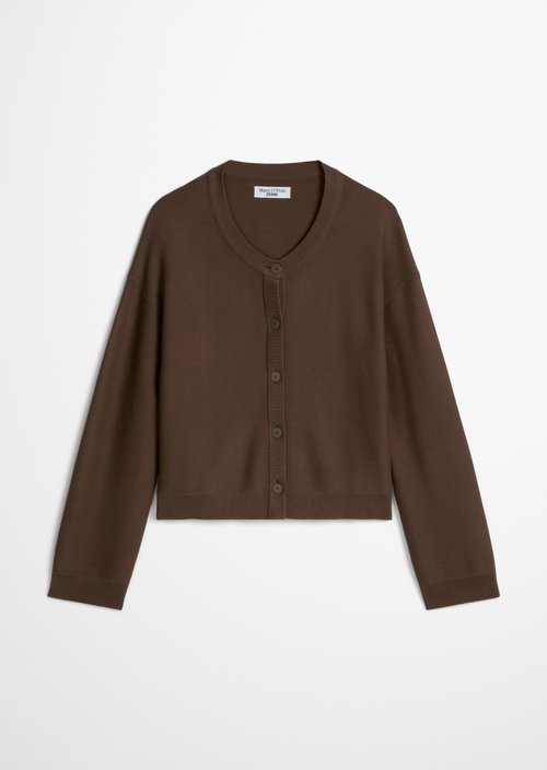 DfC Cardigan relaxed — Hazelnut Brown