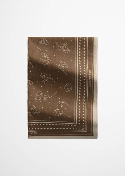 Bandana Dark Brown in Frontalansicht