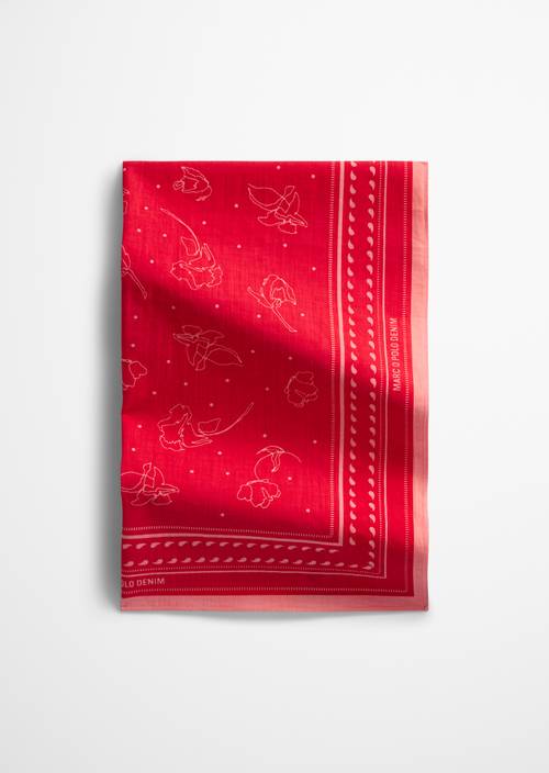 Bandana Bright Red in Frontalansicht