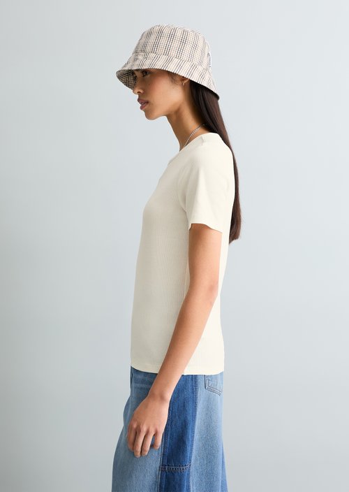 T-shirt slim — Creamy White