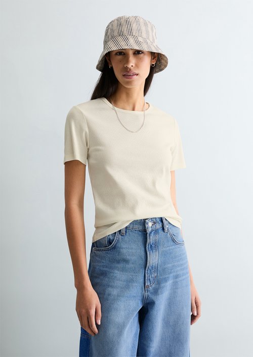 T-shirt slim — Creamy White