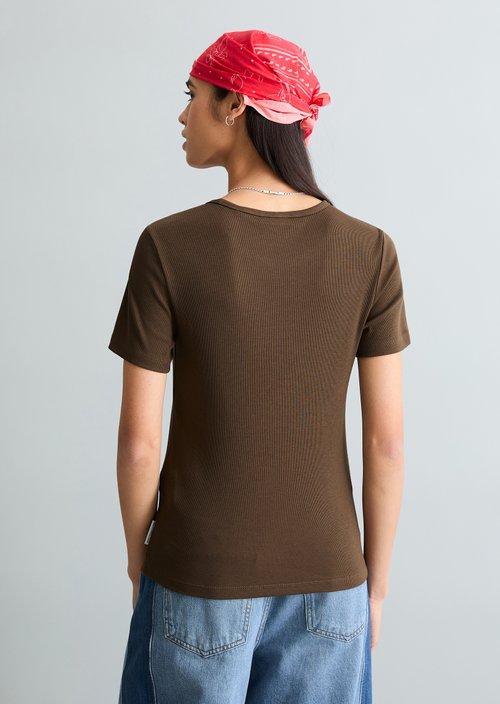 T-shirt slim — Hazelnut Brown