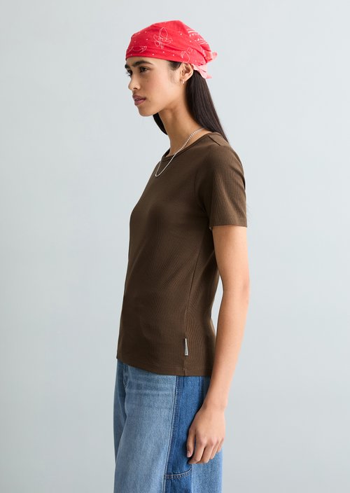 T-shirt slim — Hazelnut Brown