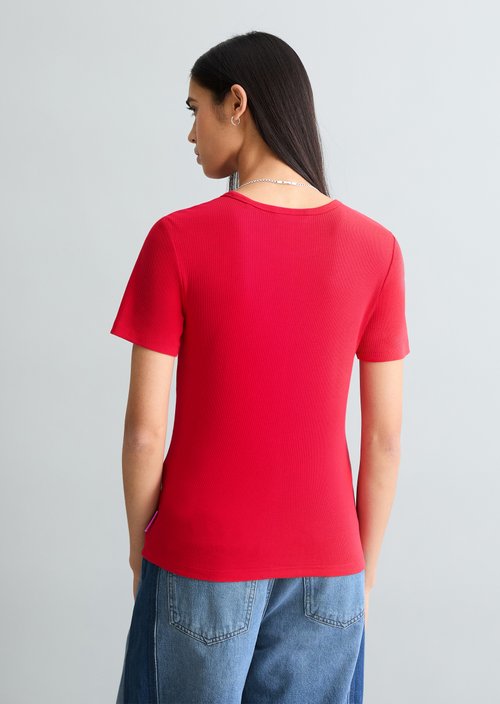 T-shirt slim — Carmine Red