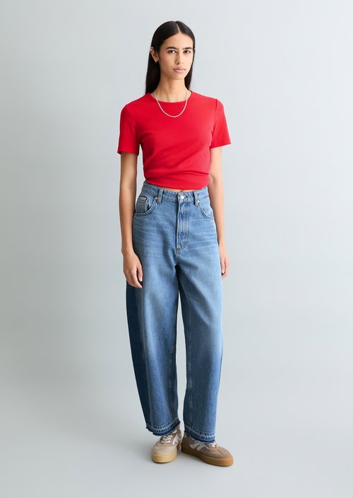 T-shirt slim — Carmine Red