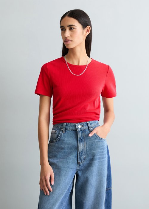T-shirt slim — Carmine Red