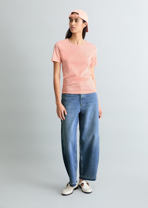 T-shirt slim — Peony Pink