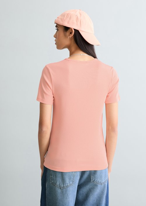 T-shirt slim — Peony Pink