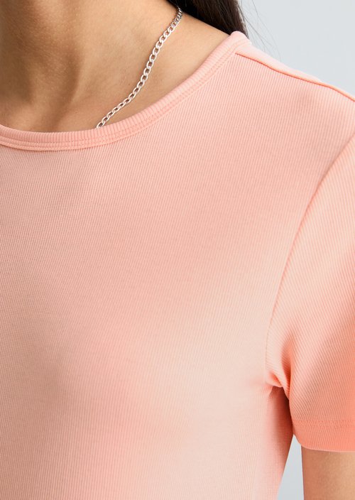 T-shirt slim — Peony Pink