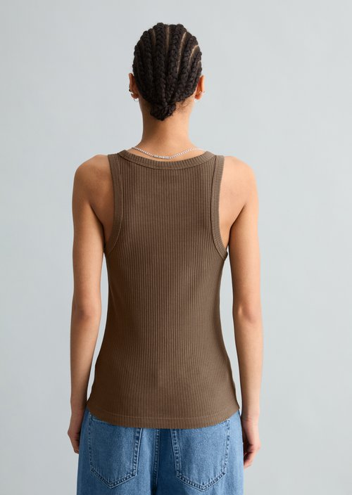 Regular tank top — Hazelnut Brown