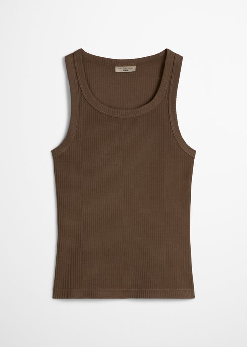 Regular tank top — Hazelnut Brown