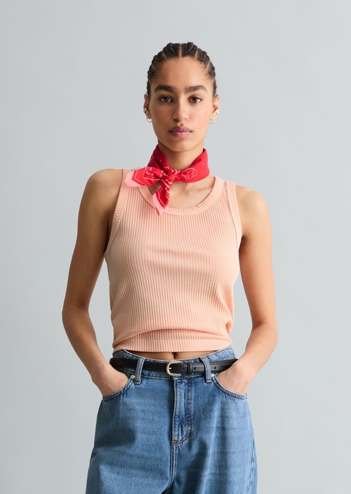 Regular tank top — Peony Pink