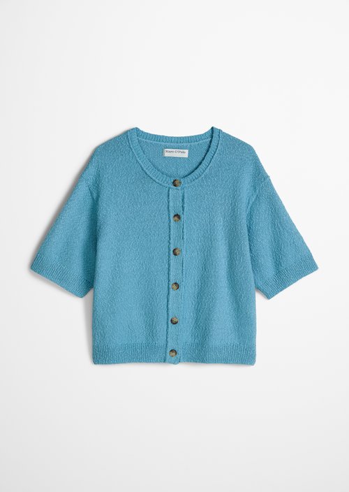 Regular short sleeve cardigan — Blue Dawn