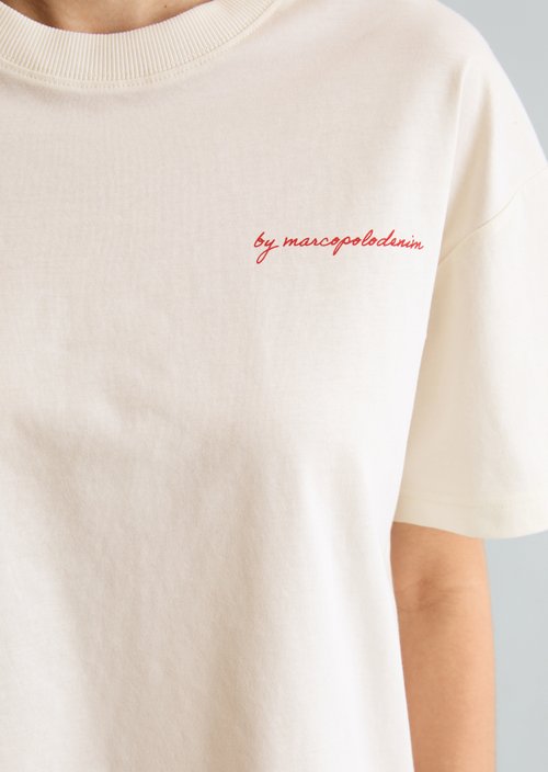 Relaxed T-shirt — Silky White