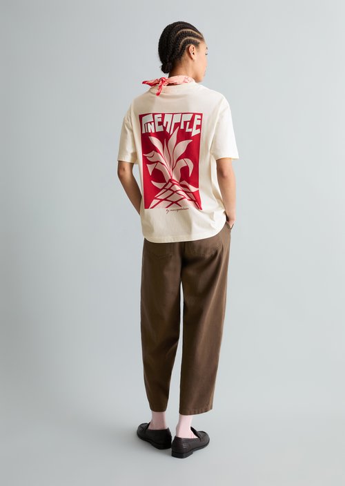 Relaxed T-shirt — Silky White