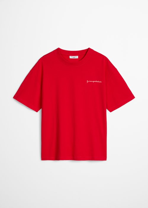 Relaxed T-shirt — Carmine Red