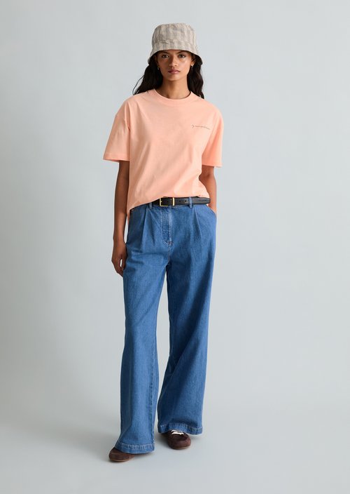 Relaxed T-shirt — Peony Pink