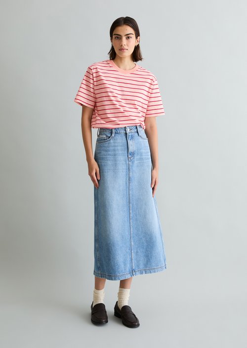Relaxed striped T-shirt — Offwhite