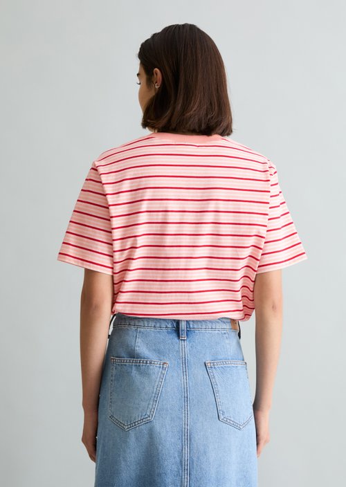 Relaxed striped T-shirt — Offwhite