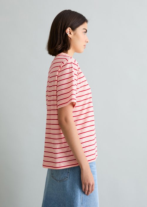 Relaxed striped T-shirt — Offwhite