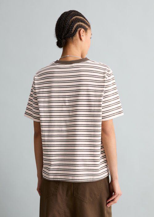 Relaxed striped T-shirt — Offwhite