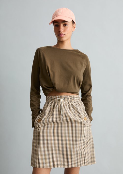 Relaxed-fit long-sleeve shirt — Hazelnut Brown