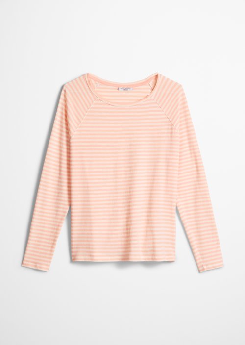 Striped longsleeve relaxed — Light Pink