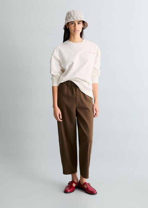 Oversized sweatshirt — Silky White