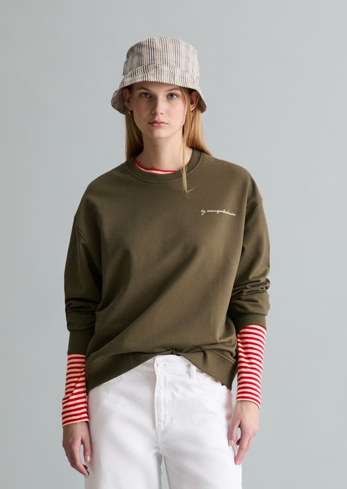 Oversized sweatshirt — Hazelnut Brown