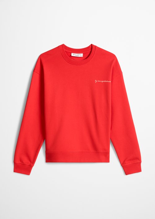 Oversized sweatshirt — Carmine Red