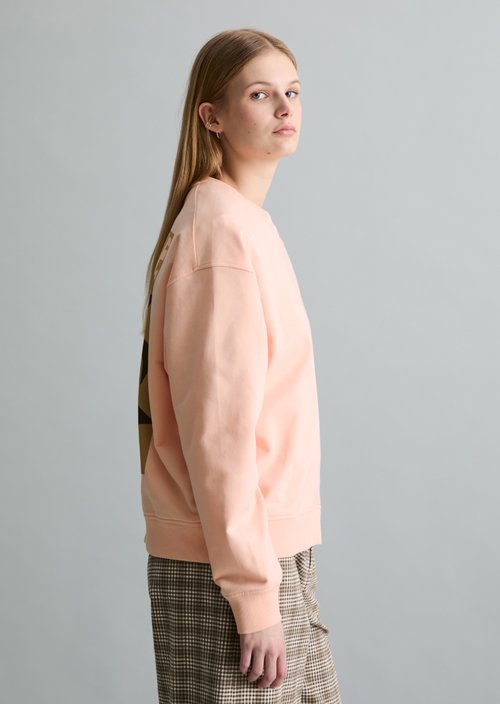 Oversized sweatshirt — Peony Pink