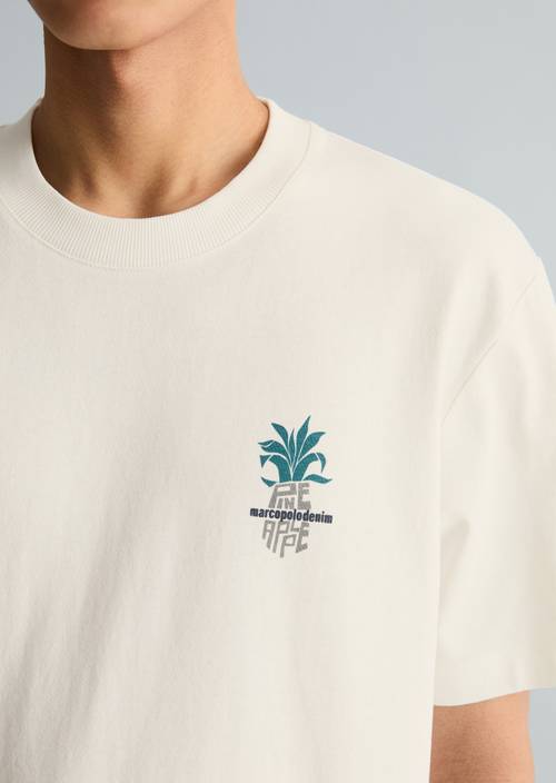 T-shirt DfC relaxed Silky White en vue détaillée