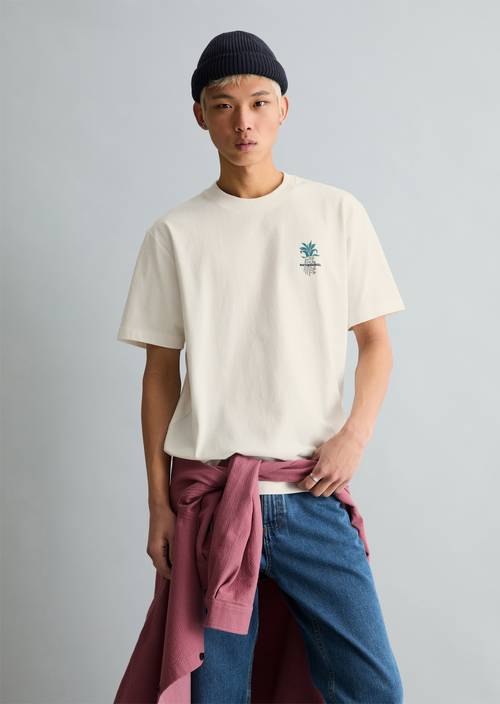 T-shirt DfC relaxed Silky White en vue de face