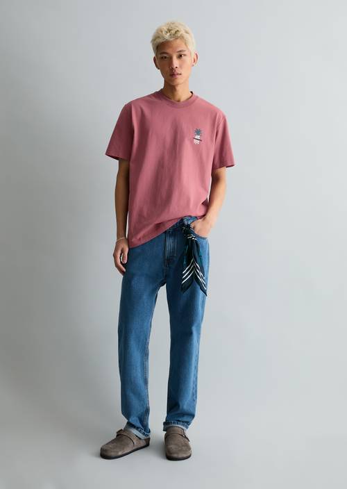 T-shirt DfC relaxed Dusty Rasberry en vue de face