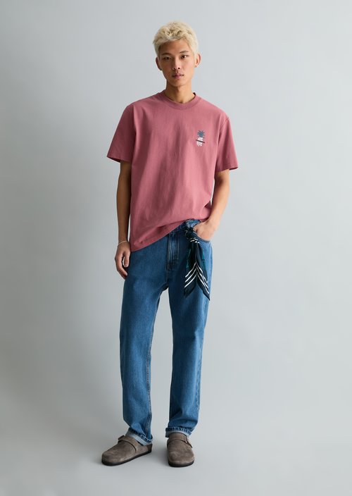 DfC T-Shirt relaxed — Dusty Rasberry