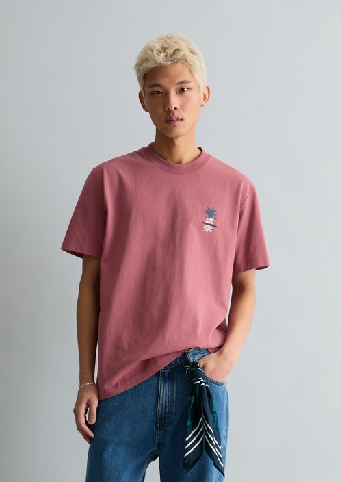 DfC T-Shirt relaxed — Dusty Rasberry